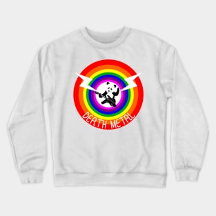 Death Metal Panda Crewneck Sweatshirt